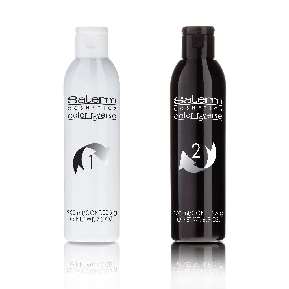 SALERM Color Reverse Liquid Hair Dye Remover Shampoo - Peroxide-Safe Haircare Cleanser with Gentle Natural Ingredients, Fast-Action Brush-In Mix-Then-Apply Formula for Dyed Adults by Mainspring America