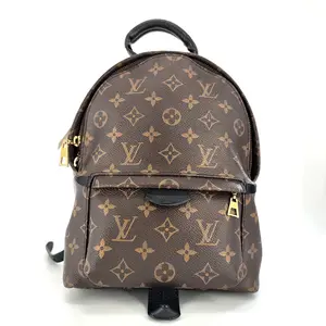 Pre-owned Louis Vuitton leather Backpacks Monogram Palm Springs Backpack PM JS006