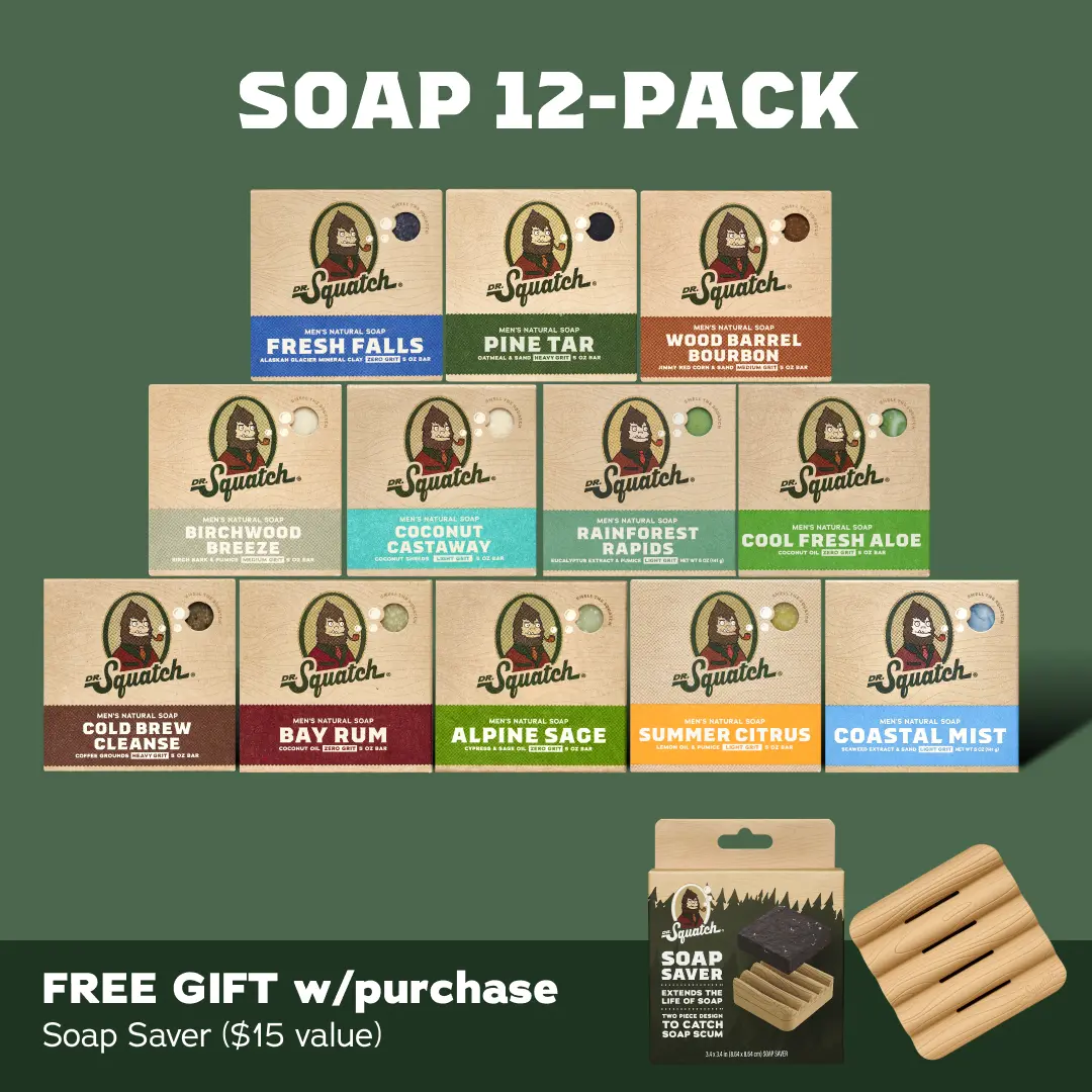 Dr. Squatch Natural Soap TikTok Favorites (w/ FREE Gift!) | Mens Gifts | Gifts for Him Dr. Squatch Natural Soap TikTok Favorites (w/ FREE Gift!) | Mens Gifts | Gifts for Him