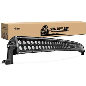 Nilight 50Inch 288W Curved LED Work Light Driving Fog Lamp LED Light Bar Offroad Lighting for SUV UTE ATV Truck 4x4 Boat LED Offroad Pods White LED led  light  Autos Vehicle Bulbs  dealsforyoudays, Led Car Lights, Light Bar Car