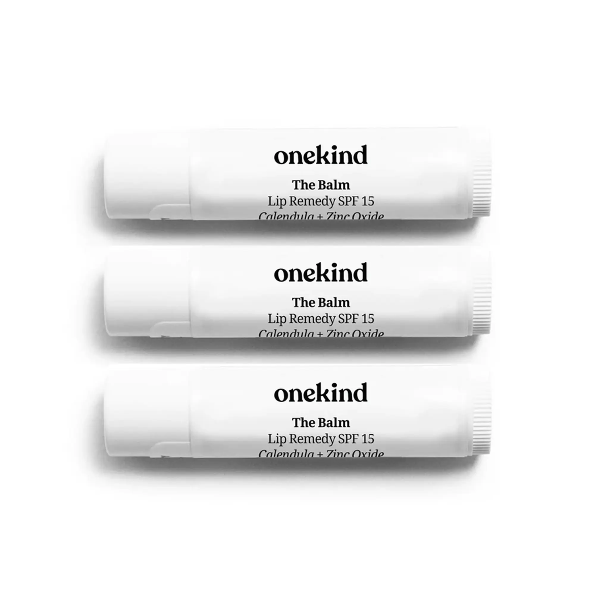 Onekind The Balm Lip Remedy, Lavender Olive Beeswax Daily Hydrating Lip Treatment with SPF 15 - 3 Pack, Hydrate, Nourishing, Repairing, Soothing, Lip Balm