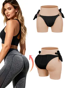 Silicone Butt Lift Body Shaping Shorts - Women's Tummy Control Sports Pants, Waist Range: 56cm-115cm / 22.04inches-45.27inches, Thickness: 0.31 inches (0.8 cm). The most suitable for the most fashionable crossdresser queen