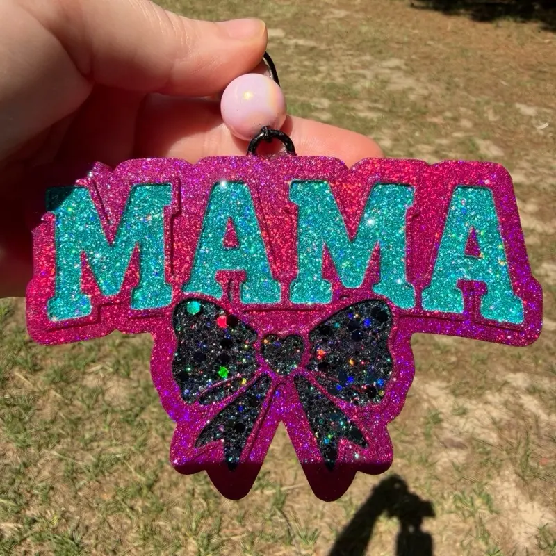 MAMA W/BOW Car Freshie