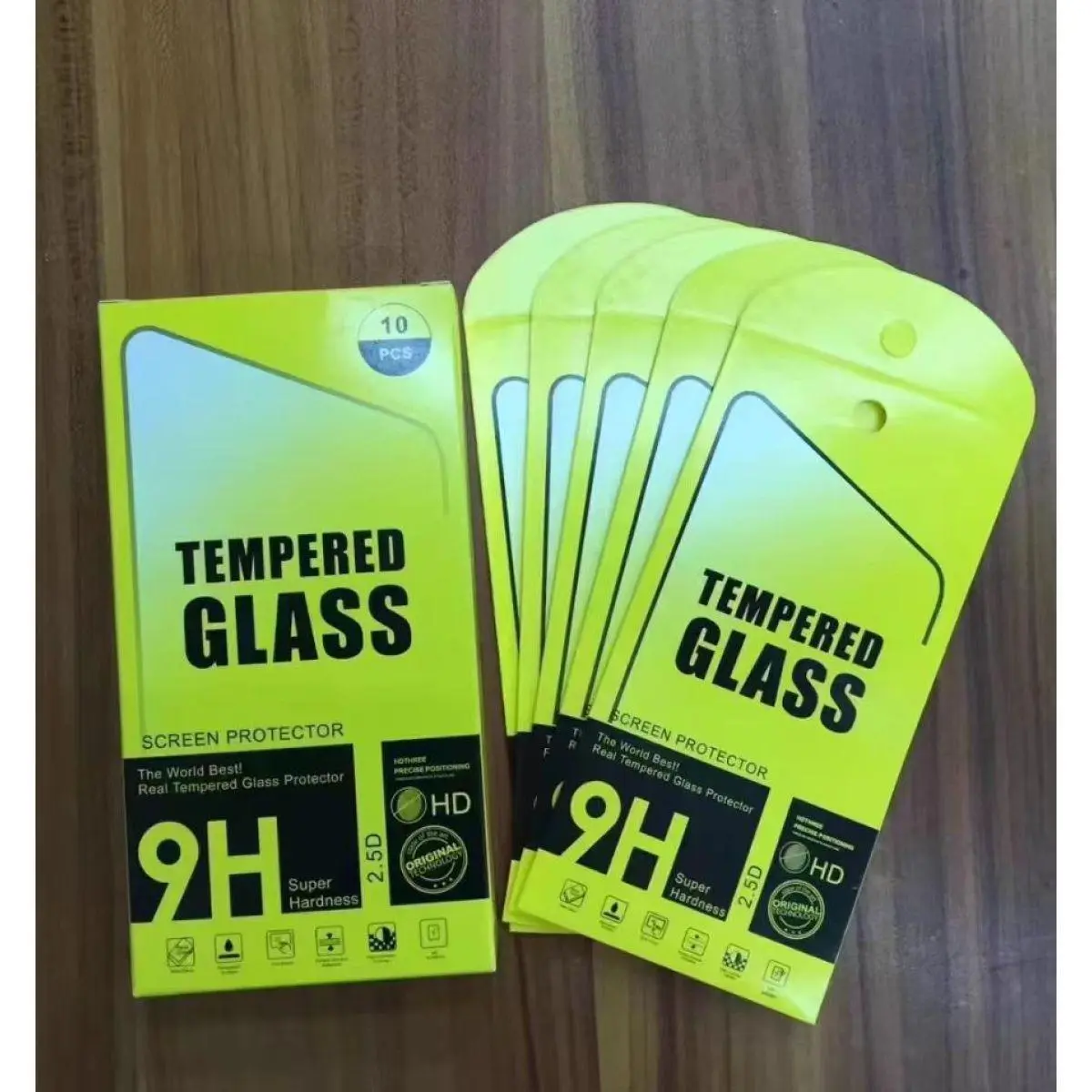 Tempered Glass Screen Protector 9H Super Hardness HD Clarity 10 PCS for Enhanced Device Protection