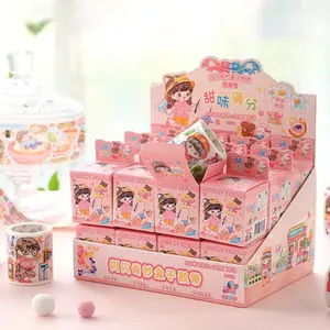 Kawaii Girl Pink & Purple Washi Tape - Perfect for Adding a Touch of Fun to Any Project