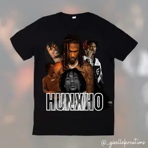Hunxho Graphic Tee Streetwear