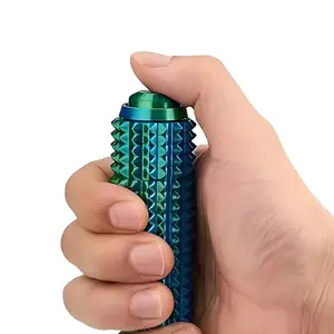 Spiky Grippie Stim Keychain – Press-and-Spin Fidget Keyring for Sensory Relief