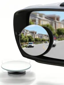 Blind Spot Car Mirrors, 360° Adjustable Wide Angle HD Convex Rearview Mirrors, 2 Pack Universal Fit Blind Spot Mirrors for Cars, SUVs, Trucks & Vehicles – Parking & Driving Assist