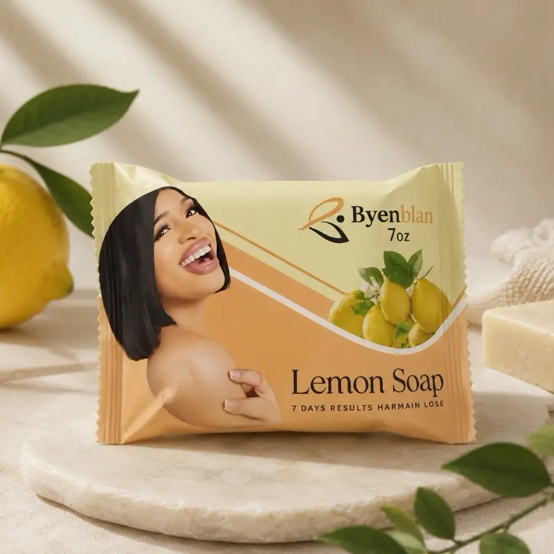 Byenblan Lemon Face & Body 4oz Gentle Cleanser for Skin Repair and Daily Skincare with Natural Lemon Essence
