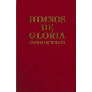 Himnos de gloria y triunfo con música, Tapa dura, Rojo