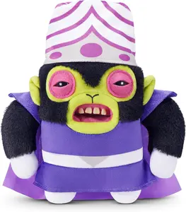 Fuggler Powerpuff Girls 9-Inch Plush Toy (Mojo JoJo) by ZURU – Funny Ugly Monster Stuffed Animal with Human-Like Teeth, Collectible Plush for Kids, Tweens, Teens, Adults & Cartoon Fans