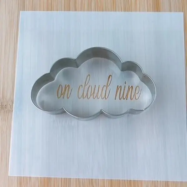 On cloud nine cookie stencil On cloud nine cookie stencil