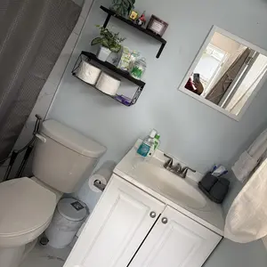 Waffle-Pattern Shower Curtain, Modern Waterproof Bathroom Curtain, Bathroom Accessory for Home, Hotel, Salon & Dormitory Decor #TOP PICKS