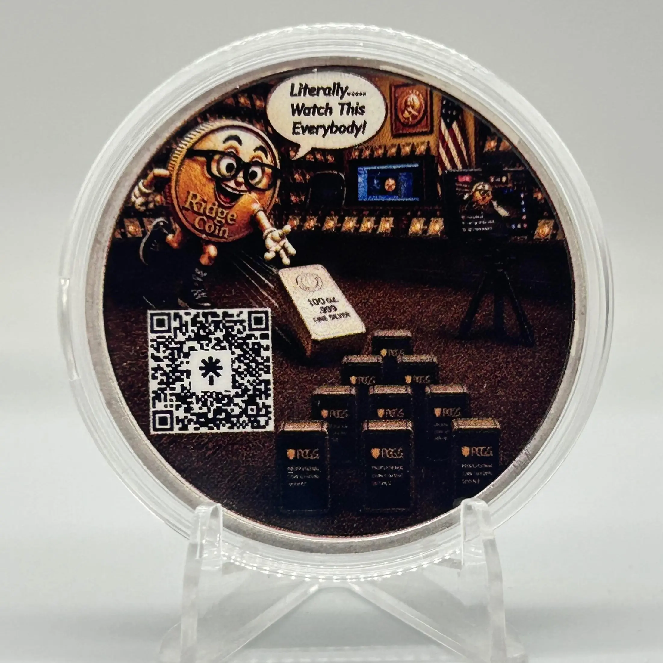 Ridge Bullion Bowling, Limited edition Custom Ridge Coin 1 Oz Silver Bullion Round