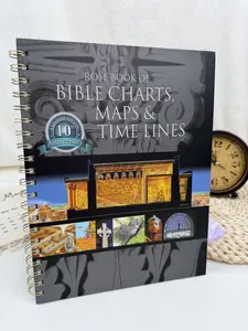 Rose Book of Bible Charts, Maps & Time Lines Vol.1 10th Anniversary Edition, Spiral Hardcover, Bible Study Guide, Religious Reference Notebook, Charts, Timelines, Illustrations, Christian Books, Bible Study Supplies, Essential Study Tool, SummerVibes