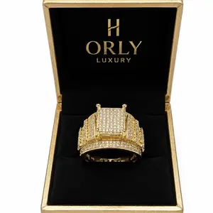 ORLY 14K Gold-Plated Premium Stainless Steel Luxury Ring, Water-Resistant