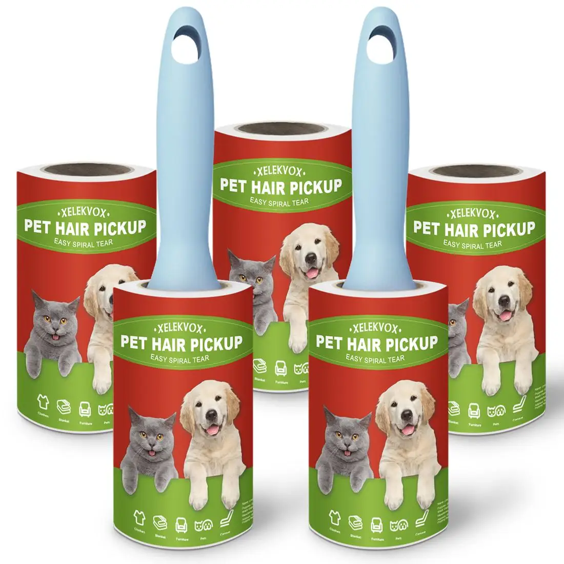 Pet Hair Removal Roller, Portable Lint Remover for Clothes, Furniture, Dog & Cat Hair Removal Products