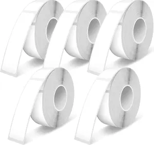 14×40mm White Thermal Printing Paper - High sensitivity compatible label rolls for shipping, receipt and barcode printing (durable, fade-resistant)-For LP1 models