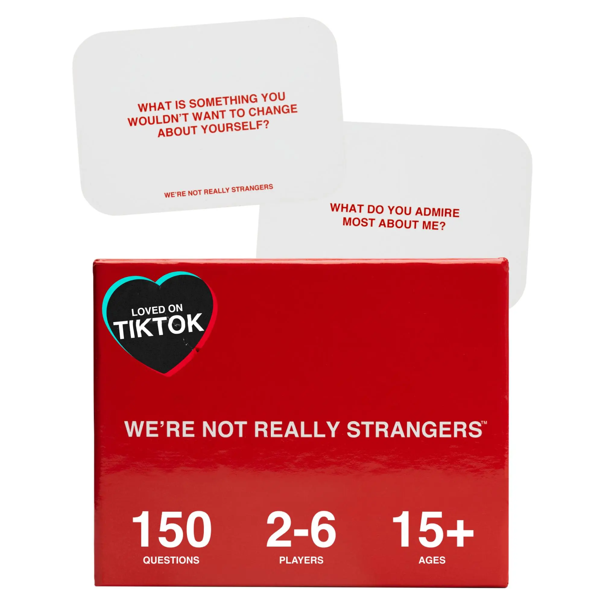 We're Not Really Strangers Core Game - 150 Conversation Questions & Wildcards for Meaningful Connections 2-6 Players Ages 15+ We're Not Really Strangers Core Game - 150 Conversation Questions & Wildcards for Meaningful Connections 2-6 Players Ages 15+