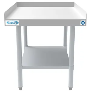 30" x 24" 16-Gauge Stainless Steel Equipment Stand with Galvanized Undershelf, EQT-163024.