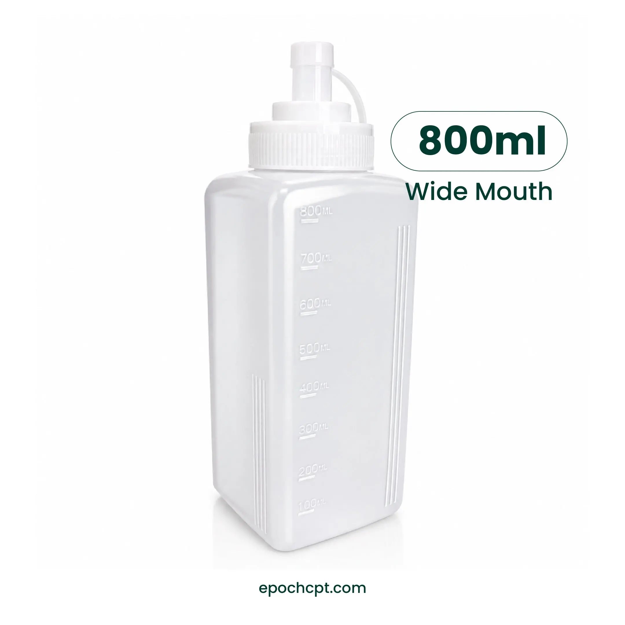 800ml Large Squeeze Bottle Wide Mouth | HDPE Dispensing  Squeeze Bottle for Sauces, Syrups &  Condiments |  1 Unit