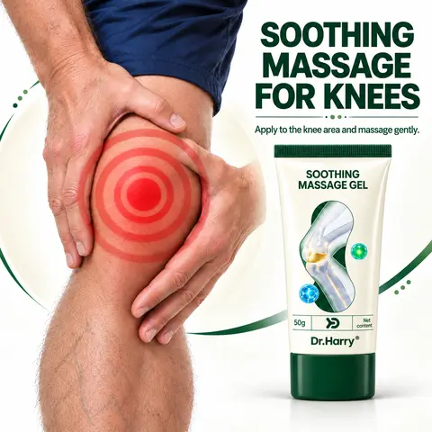 DR.HARRY 01 Soothing Massage Gel - Body Care for All Skin Types - Infused with Arnica, Turmeric Root Oil & Vitamin E - Single Item #Summervibes,back to school