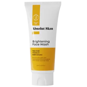 Absolut Skin Brightening Facewash with Kojic Acid Vitamin C & Alpha Arbutin for Radiant Even Toned Skin 120ml