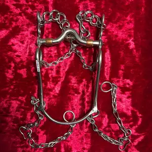 Horse bit stainless steel/freno de acero inoxidable bocado 4 7/8