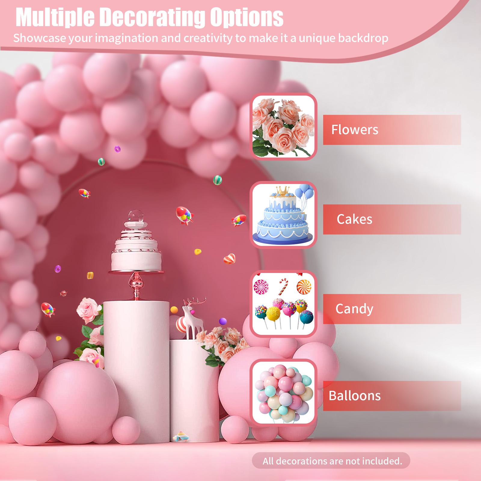 3-Piece White Iron Cylinder Display Stands Set 50cm 55cm 60cm Heights 20-30kg Load Capacity for Weddings Parties Dessert Tables Elegant Pedestals 3-Piece White Iron Cylinder Display Stands Set 50cm 55cm 60cm Heights 20-30kg Load Capacity for Weddings Parties Dessert Tables Elegant Pedestals