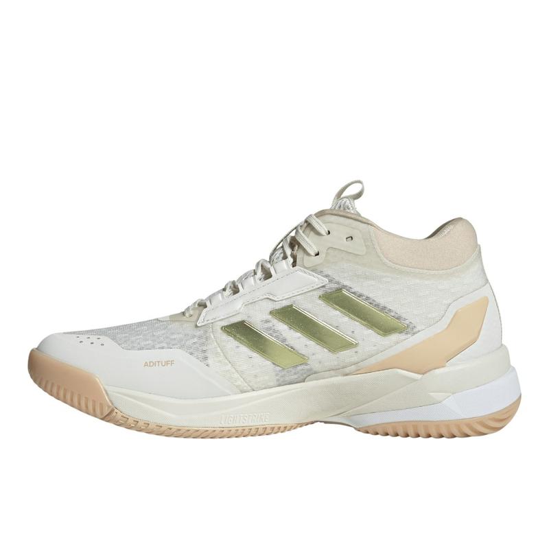 adidas Womens Crazyflight 6 Mid Volleyball Sneakers Shoes - Off White