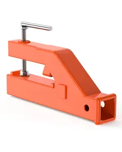 【GARVEE】Clamp On Trailer Hitch, 2" Ball Tractor Mount Receiver, Tractor Bucket Trailer Hitch Compatible with Deere Kubota Tractor Bucket