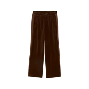PUMA Mens T7 Oversized Velour Pants Casual - Brown