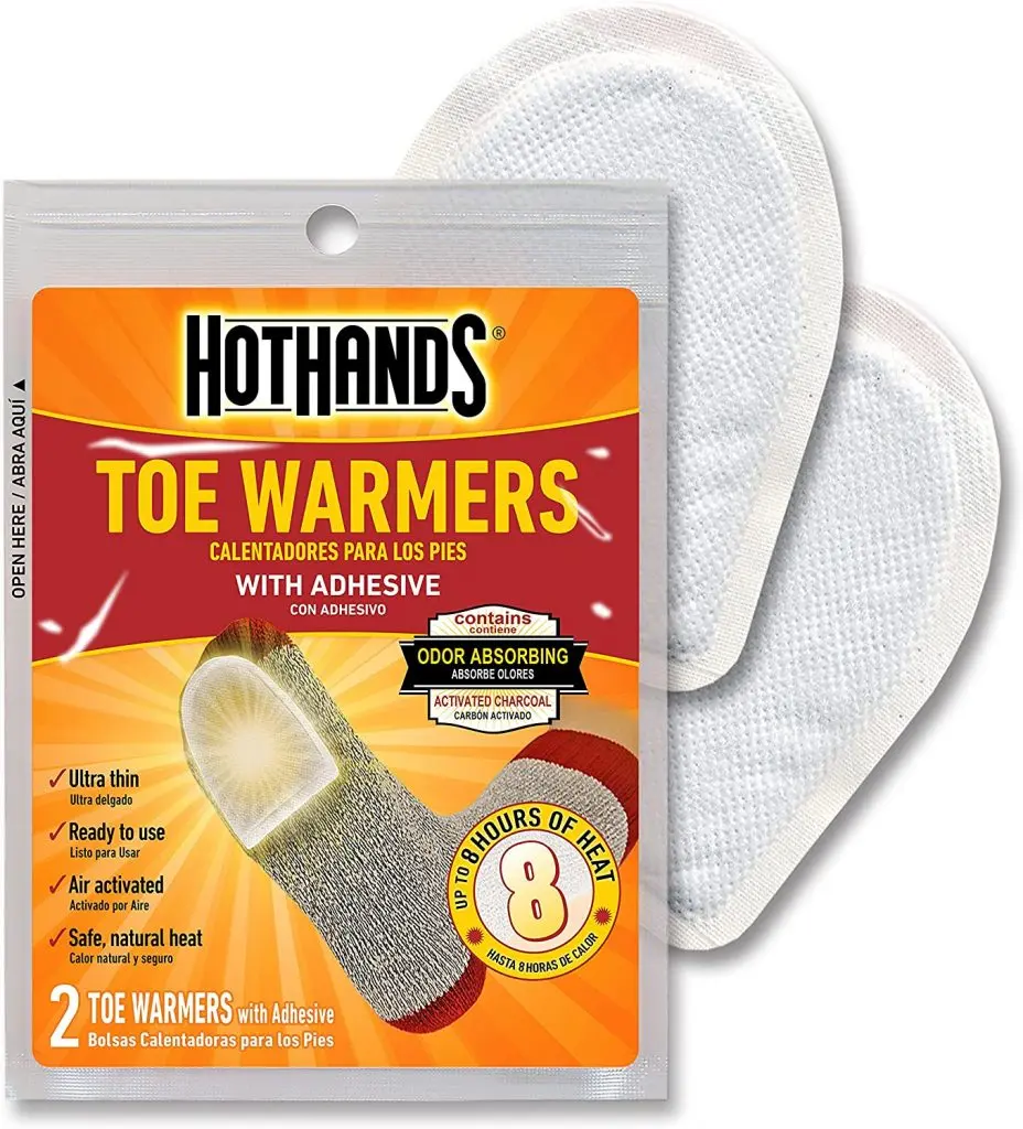 HotHands Toe Warmers - Long Lasting Safe Natural Odorless Air Activated Warmers - Up to 8 Hours of Heat - 40 Pair