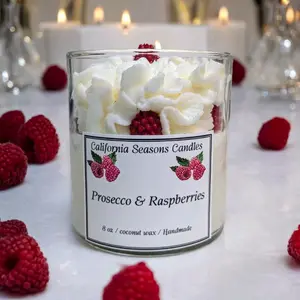 Prosecco and Raspberries candle