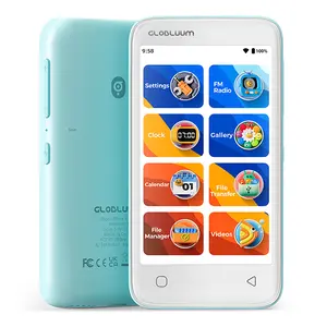 Globluum MP3 Player for Kids, Parental Controls, 16GB, Supports Spotify and Audible, Bluetooth and WiFi(Blue)