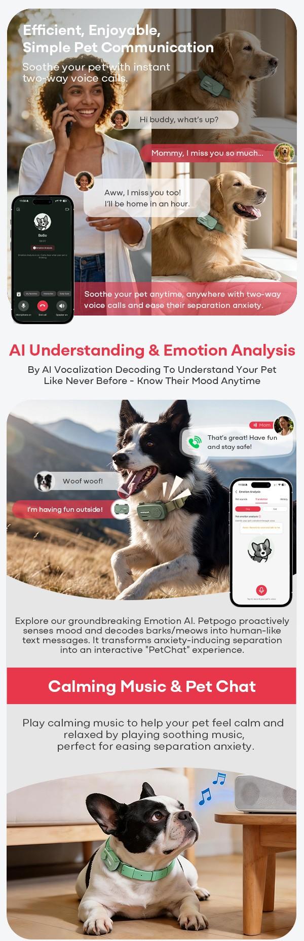 PetPhone for Dogs & Cats – 2-Way PetChat, Global GPS Tracker with Geofencing Alerts, Real-Time Tracking, Wellness Monitoring, Pet Finder, IP67 Waterproof, Up to 5 Days PetPhone for Dogs & Cats – 2-Way PetChat, Global GPS Tracker with Geofencing Alerts, Real-Time Tracking, Wellness Monitoring, Pet Finder, IP67 Waterproof, Up to 5 Days