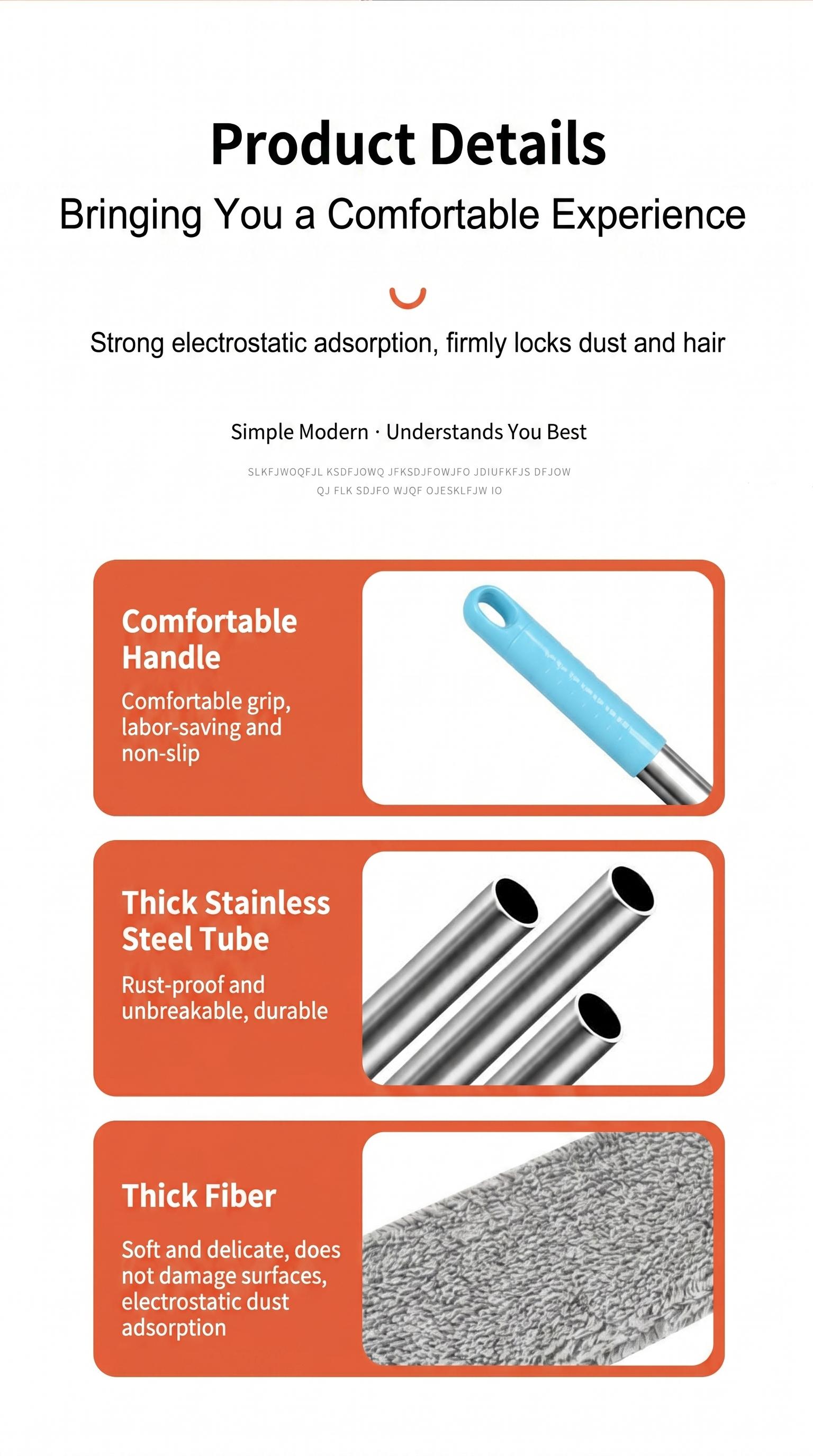 Replacement Gap Duster for Home Coner Place Durable Flexible Arbitrary Bending Microfiber Dust Brush for Under Furniture Bed Couch Fridge