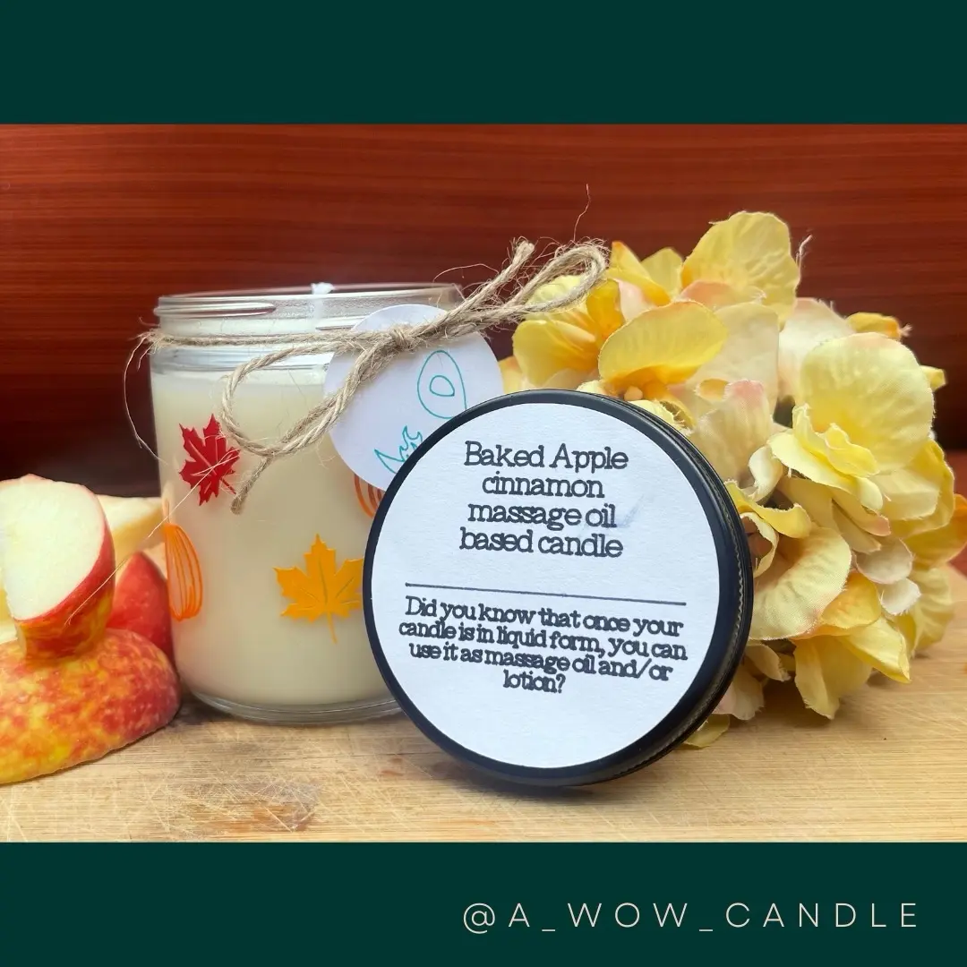 Baked Apple Cinnamon Decor candle
