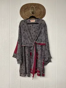 Crepe Sari Shortie Spellbound Kimono 0426 035