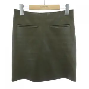Pre-owned Celine Lambskin Small Leather Goods Lamb Leather Skirt