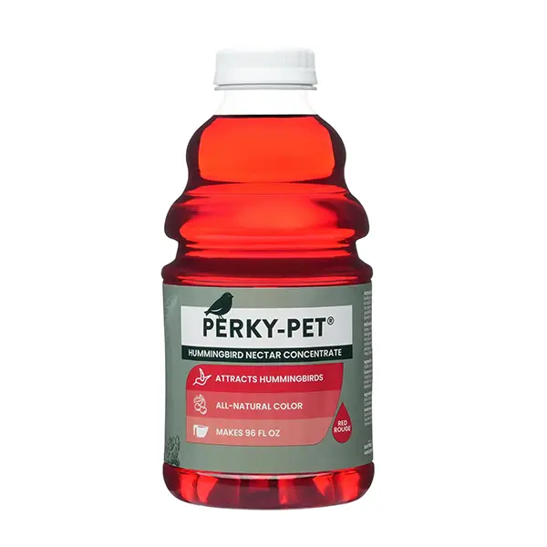 Hummingbird Nectar Concentrate, 32 oz, Makes 96 fl oz of Red Hummingbird Food Nectar, Easy-Mix Formula for Hummingbird Feeders