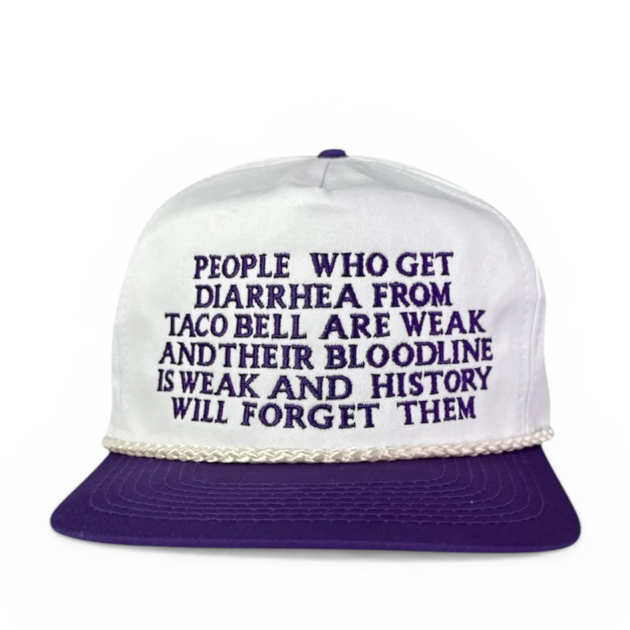People Who Get Diarrhea Custom Embroidered Hat