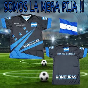 —SOMOS LA MERA PIJA- HONDURAS Soccer T Shirts  UNISEX V-Neck
