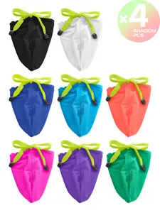 2/3/4 Pcs Men's Thong Fundoshi Underwear, Random Colors, One Size, Seamless Drawstring, Can Be Used As Swimwear, Lightweight Quick Dry Solid Color, For Swimming, Sports, Outdoor & Vacation