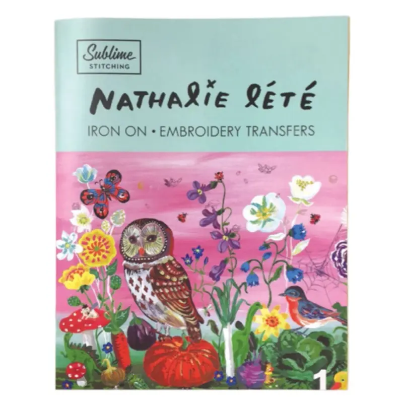 Sublime Stitching! Embroidery Portfolio! Nathalie Lete! Brand New. beginner tool kit