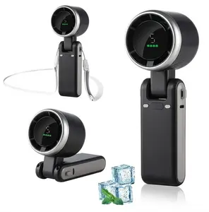 Portable Handheld Turbo Fan, 5 Gear Wind,4000mAh Battery Operated, Up to 10 Working Hours, 3 IN 1 Hand Fan Rechargeable with Air Turbo Tech Cooling Fan for Outdoor Activities, Travel, Working, Summer Selected Products Adjustable Super Electric Power