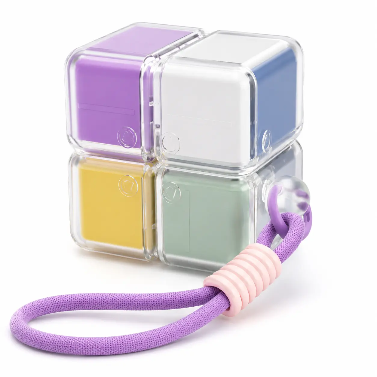 Pills Organizer Travel - 8-Compartment Weekly Pills Organizer with Wrist Strap, Magnetic Lid Vitamin Container, Compact Daily Medicine Box for Travel, Office, Purse