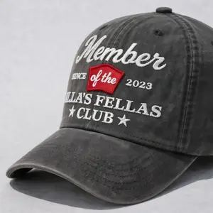 Washed Black Dad Hat – Country Concert Merch Cap