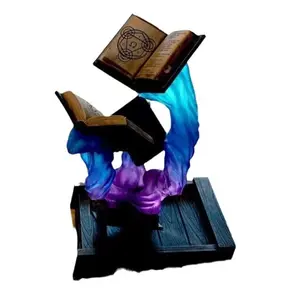 New Magic Dice Tower Book Decorative Ornament, Resin Design Home Figurine, Innovative Magic Decoration, Unique Handmade Craftsmanship
