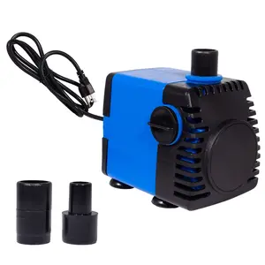 Aqua Dream 210 GPH Adjustable Pond Fountain Water Feature Pump User-Friendly 4 Suction Cups